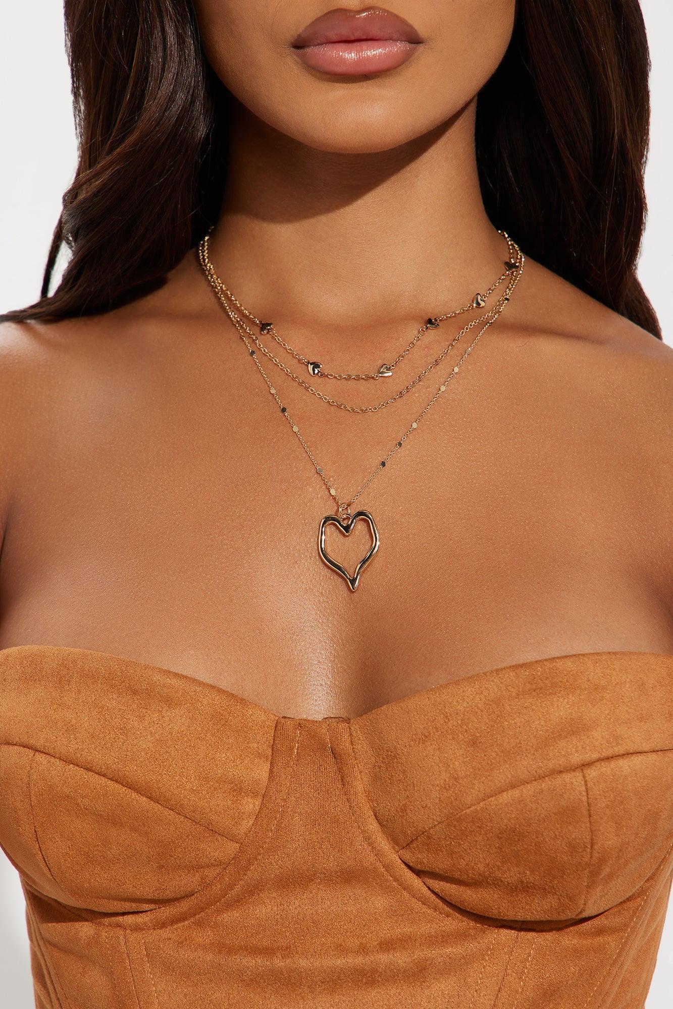 Tender Heart Necklace - Gold Product Image