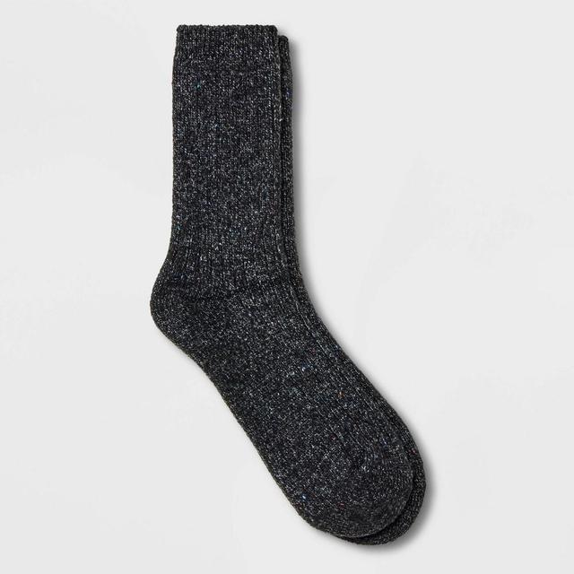 Womens Flecked Ribbed Super Soft Crew Boot Socks - Universal Thread 4-10 Product Image