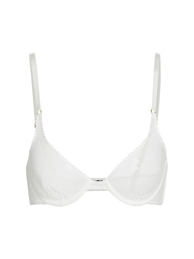 Womens Crochet Lace Demi Bra Product Image