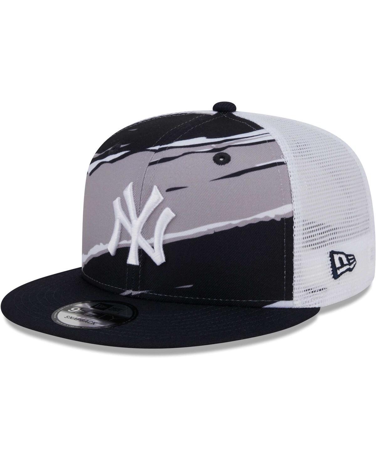 Mens New Era New York Yankees Tear Trucker 9FIFTY Snapback Hat, Blue Product Image