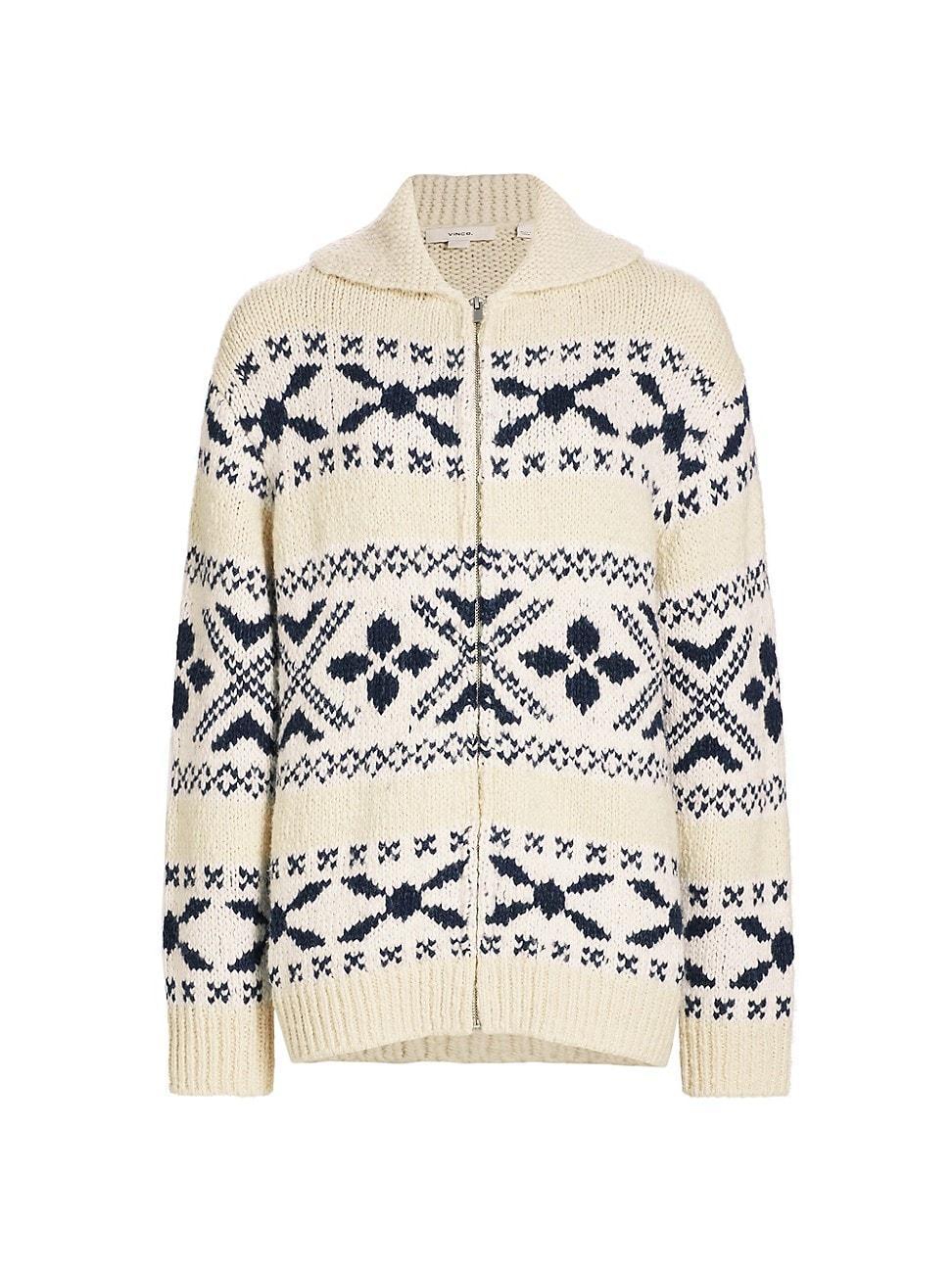 Womens Nordic Fair Isle-Inspired Sweater Product Image