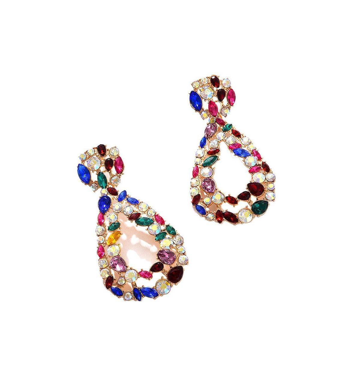 Sohi Womens Teardrop Drop Earrings Product Image