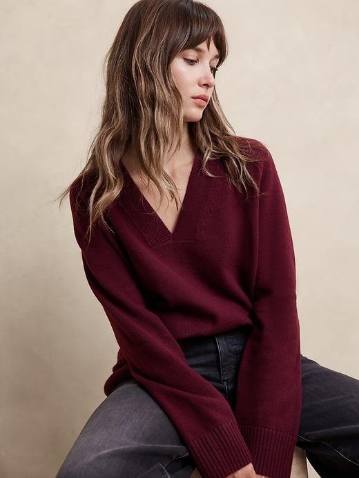 Perfectly Soft V-Neck Sweater Product Image