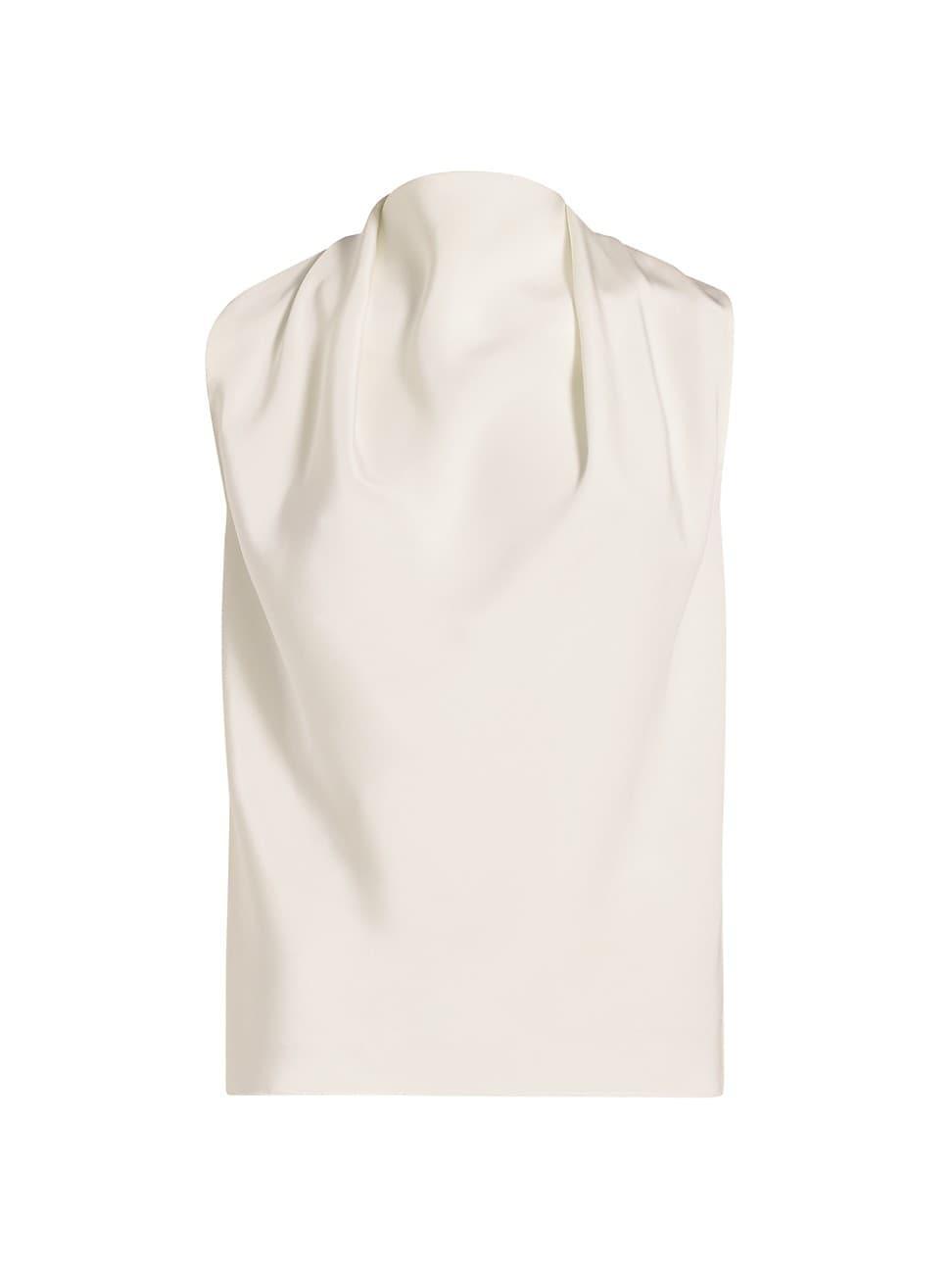 Womens Blythe High-Neck Silk Top Product Image