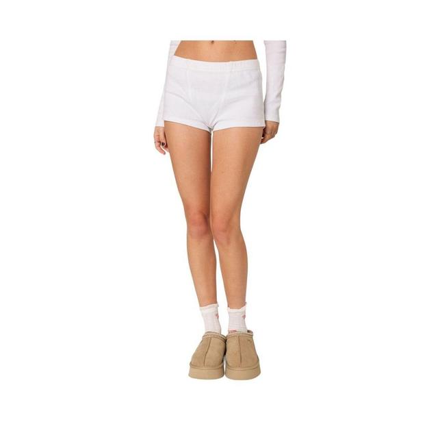 Womens Rebekah Ribbed Shorts Product Image