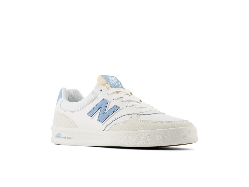 New Balance Classics 300 Court (Sea Salt/Chrome Blue) Men's Shoes Product Image