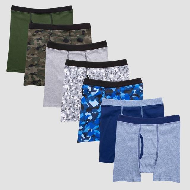 Hanes Boys Boxer Briefs 6 + 1 Bonus Pack - Colors May Vary L Product Image