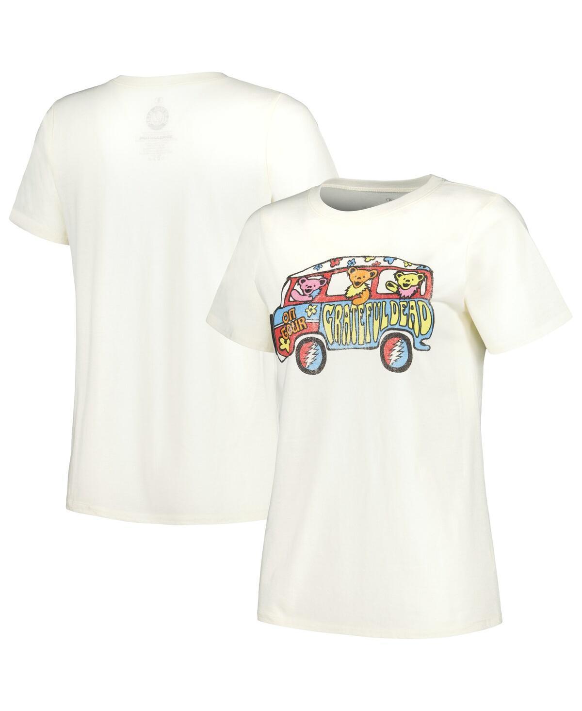 Womens Cream The Grateful Dead Graphic T-shirt Product Image