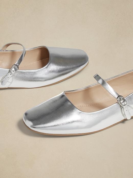 Vegan Leather Maryjane Ballet Flat Product Image