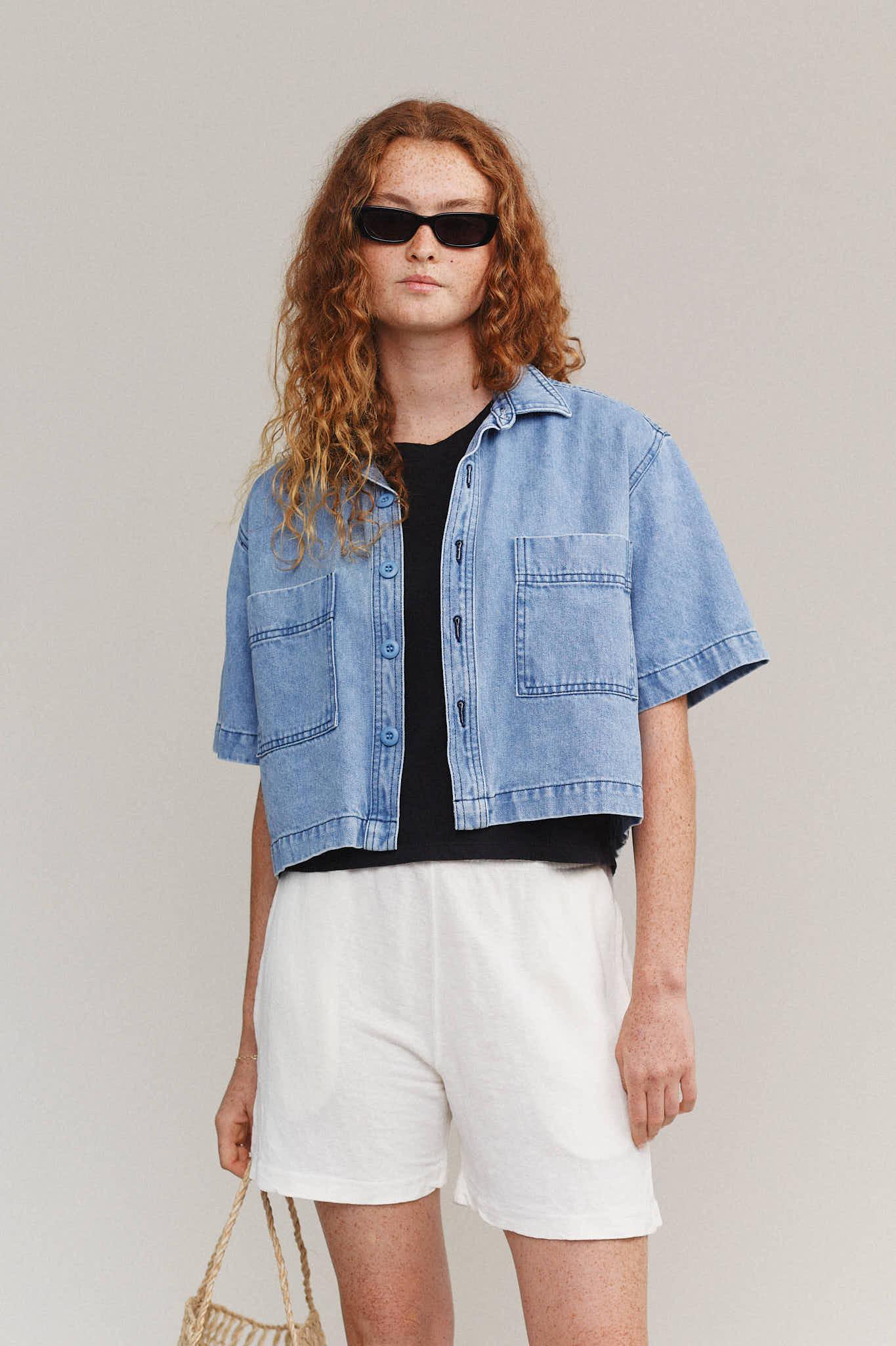 Denim Phinney Shirt Female Product Image