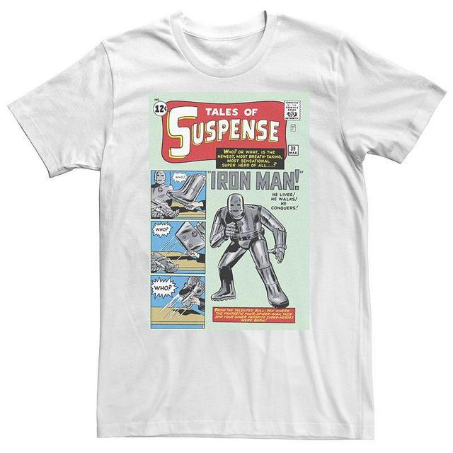 Big & Tall Marvel Avengers Iron Man Suspense Comic Graphic Tee, Mens Product Image