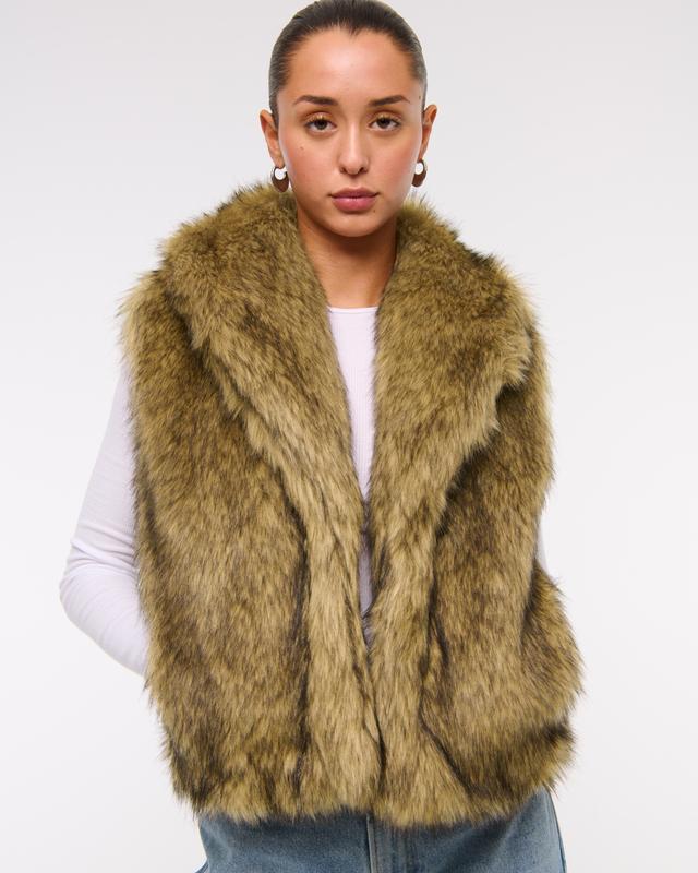 Faux Fur Vest Product Image