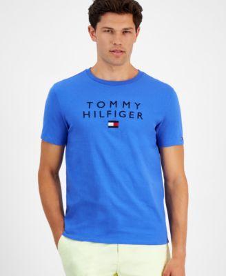 Men's Stacked Tommy Logo Crewneck T-Shirt Product Image