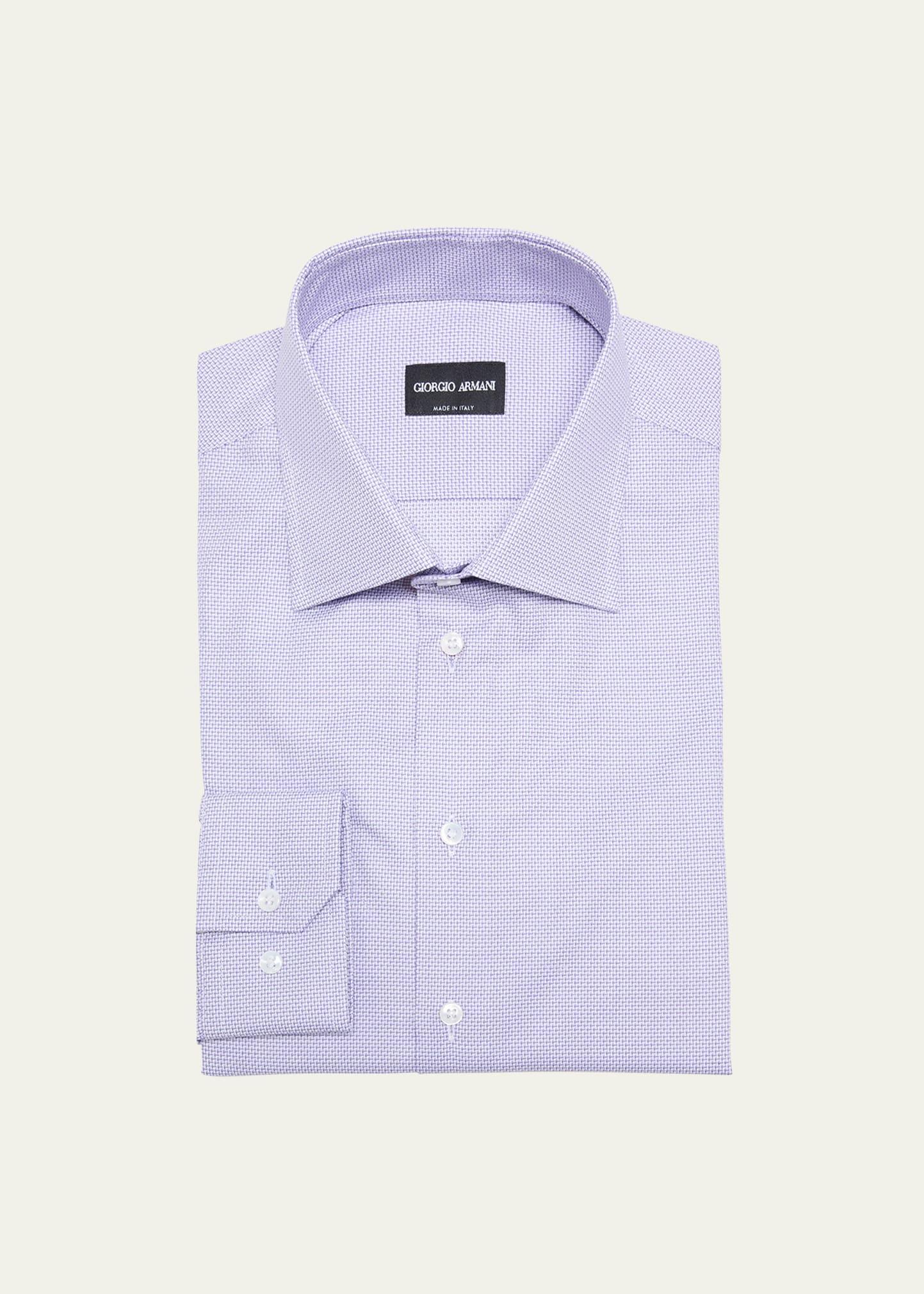 Mens Micro Print Dress Shirt Product Image