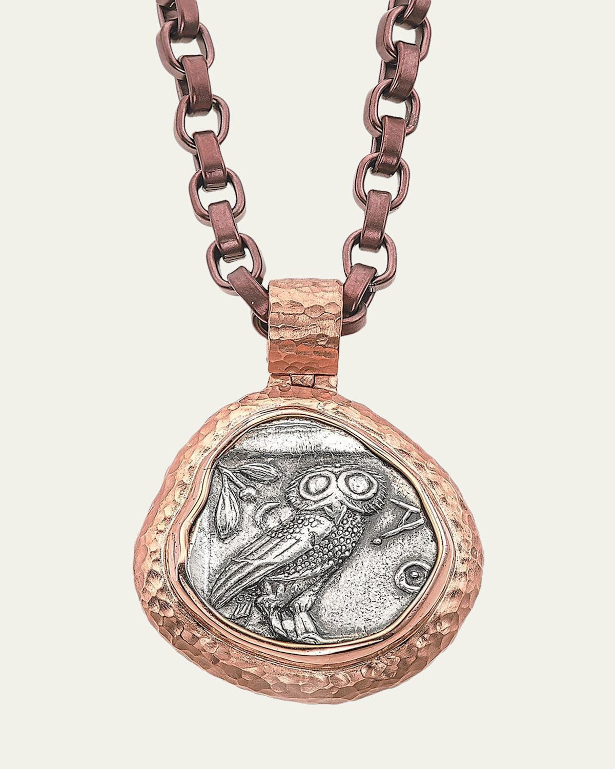 Mens 18K Ancient Coin Pendant Product Image