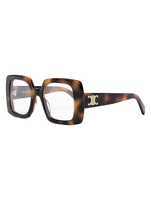 Womens Triomphe 54MM Optical Geometric Eyeglasses Product Image