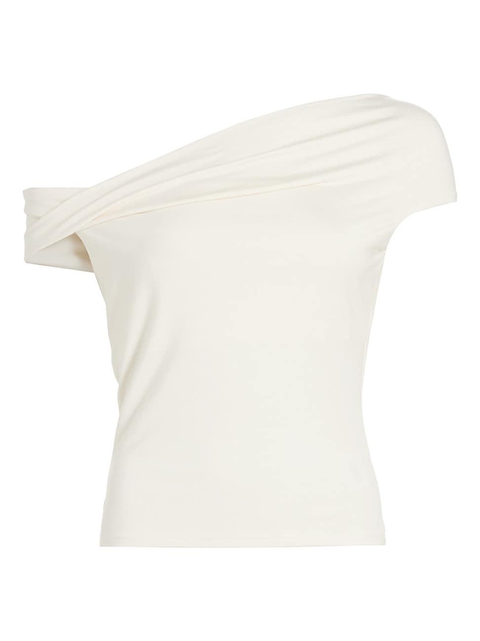 Womens Cello One-Shoulder Ruched Top Product Image