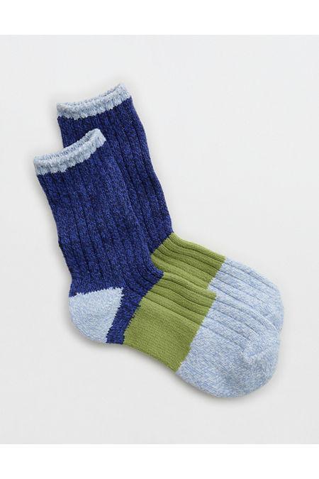 Aerie Colorblock Marled Crew Socks Women's Product Image