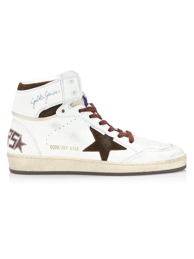 Men's Sky-Star Leather High-Top Sneakers Product Image