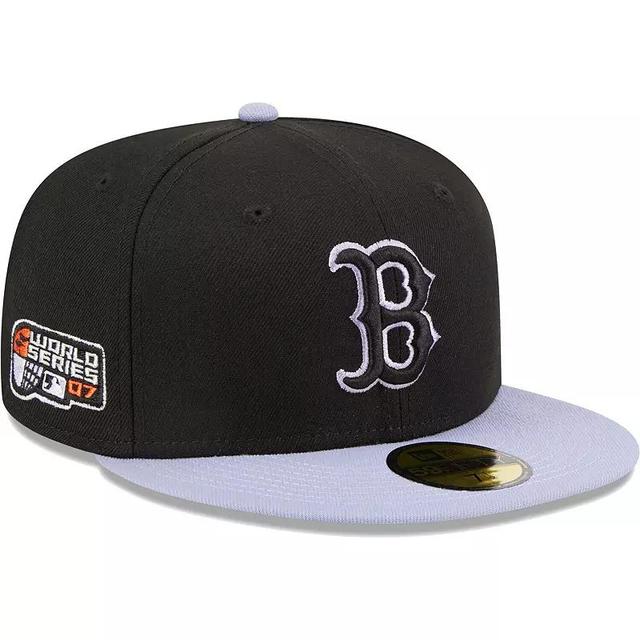 Mens New Era Boston Red Sox Side Patch 59FIFTY Fitted Hat Product Image