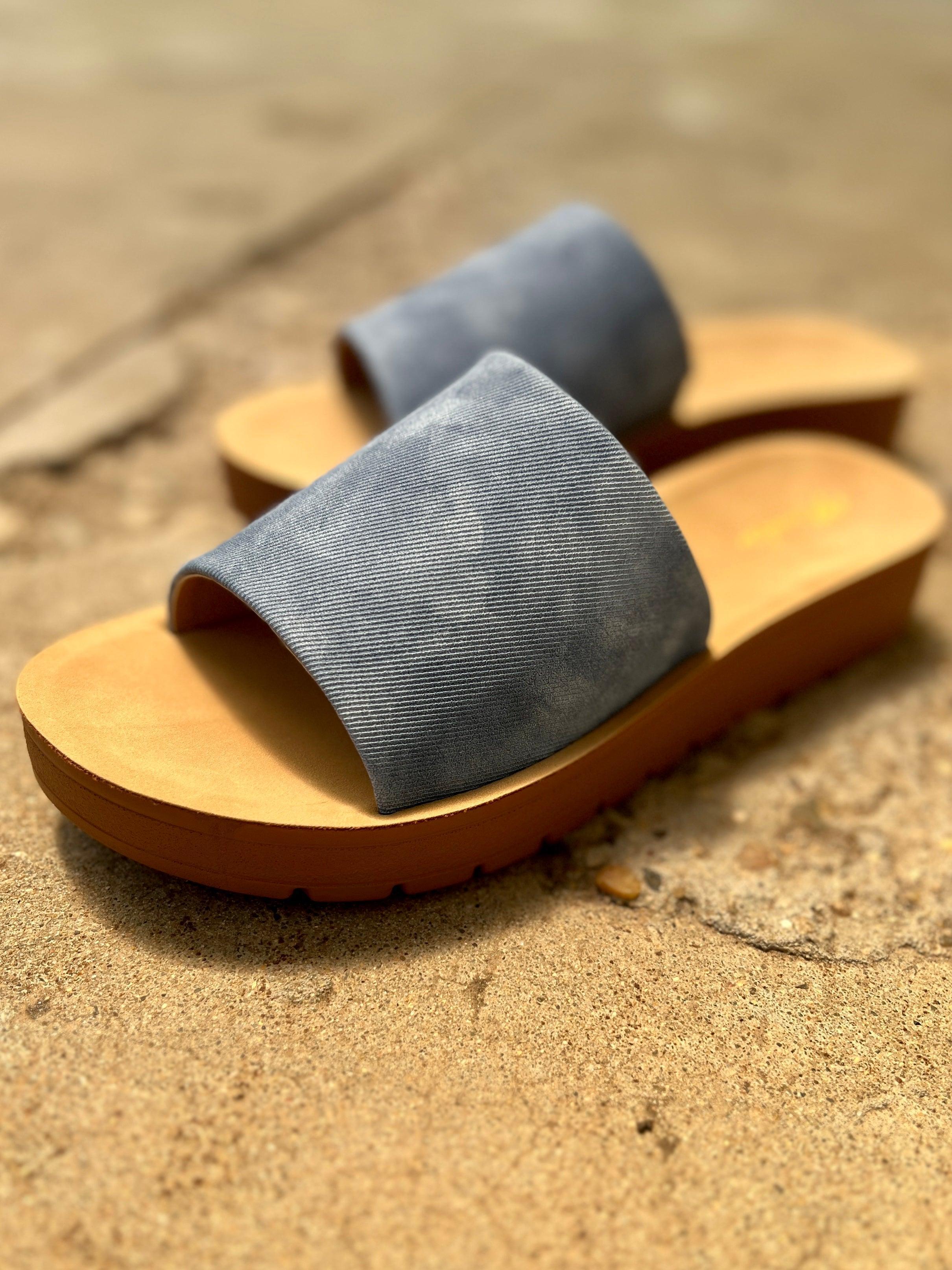 Vera Denim Slides* Product Image