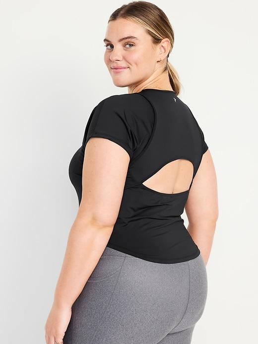 FlowForm Crop Cutout-Back Top Product Image