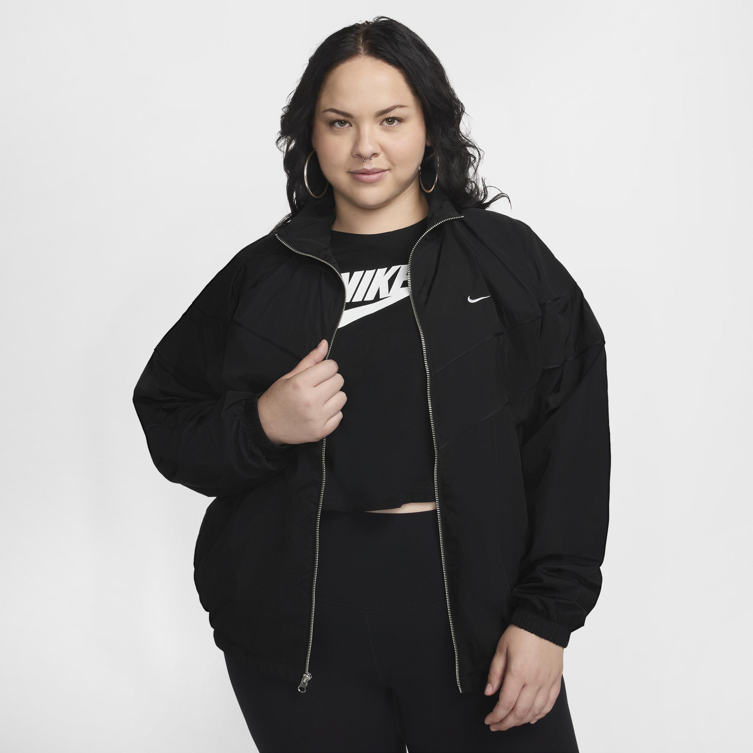 Nike Womens Windrunner Loose UV Woven Full-Zip Jacket (Plus Size) Product Image