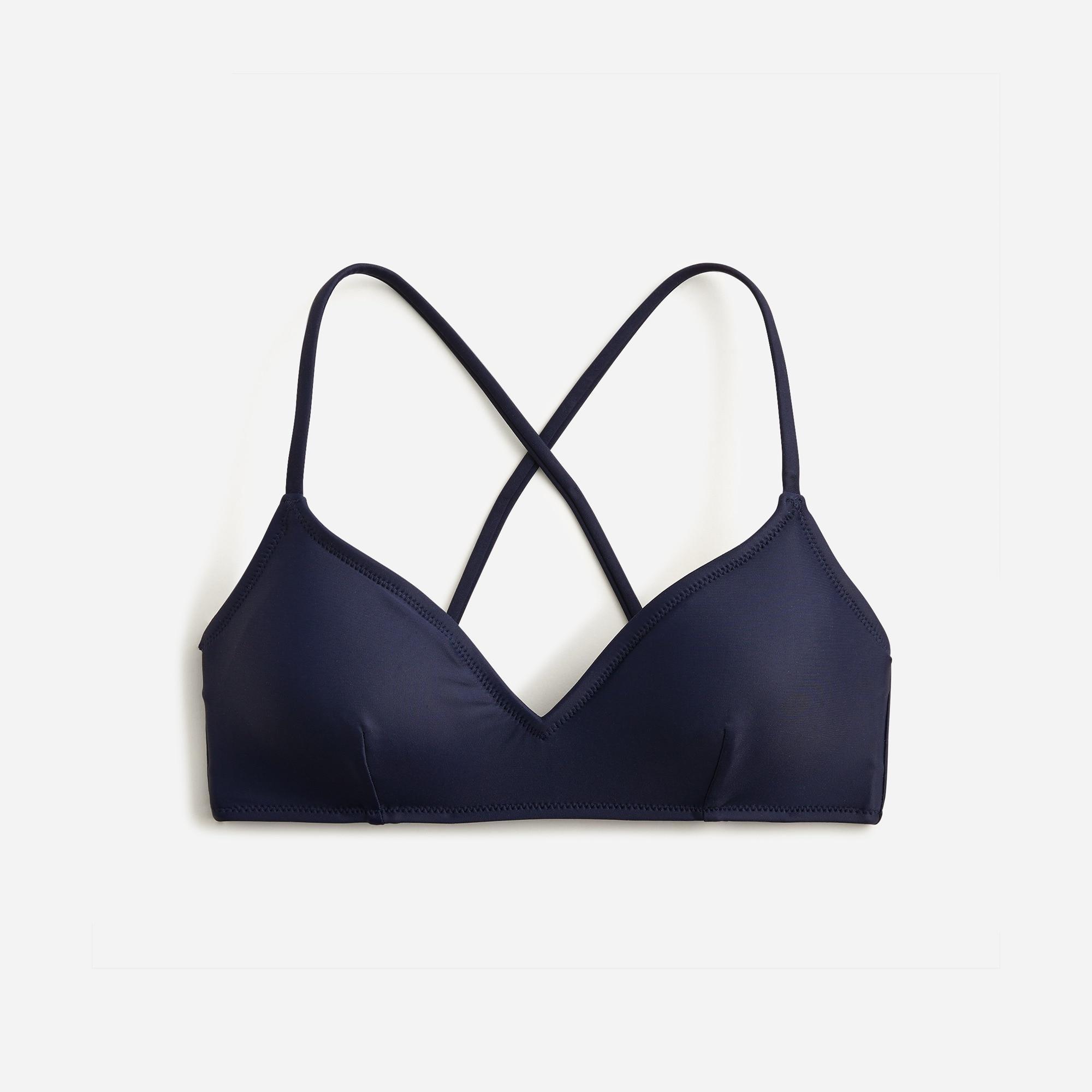 Cross-back french bikini top Product Image