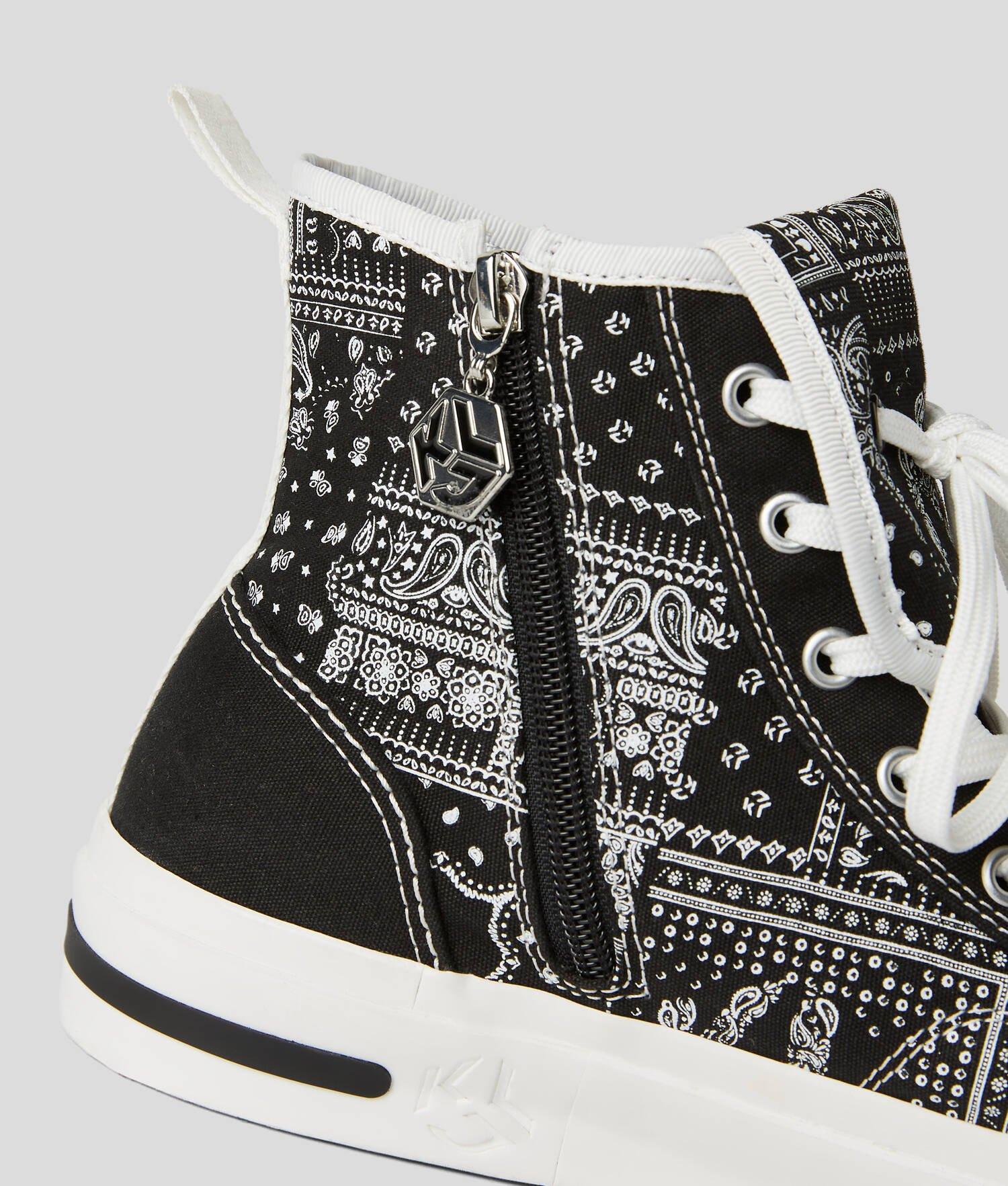 KLJ VULC BANDANA-PRINT HIGH-TOP SNEAKERS Product Image