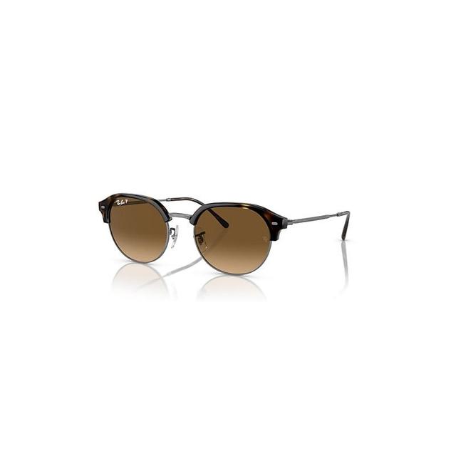 Ray-Ban 55mm Gradient Polarized Irregular Sunglasses Product Image