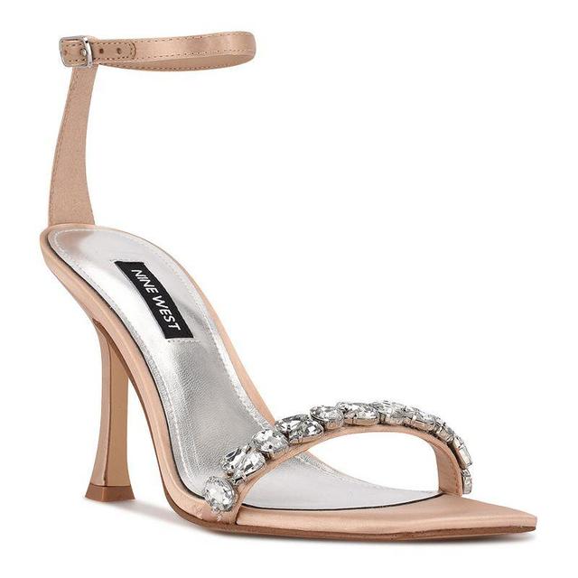 Nine West Yazmin Womens Rhinestone High Heel Dress Sandals Product Image