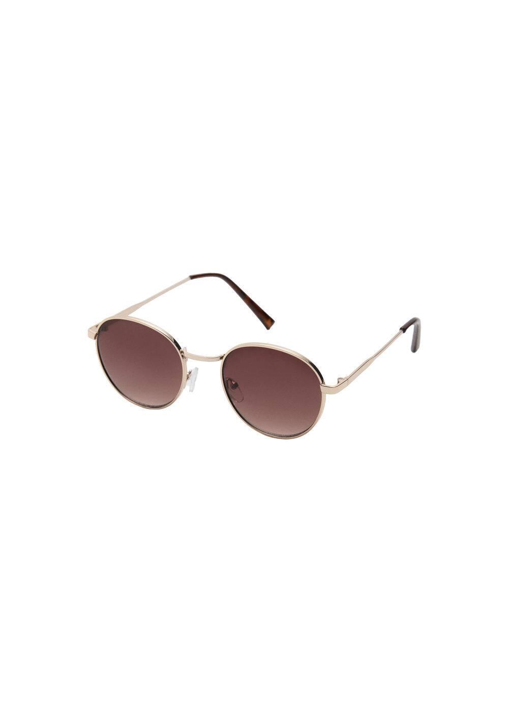 MANGO - Round metal-rimmed sunglasses - One size - Women Product Image