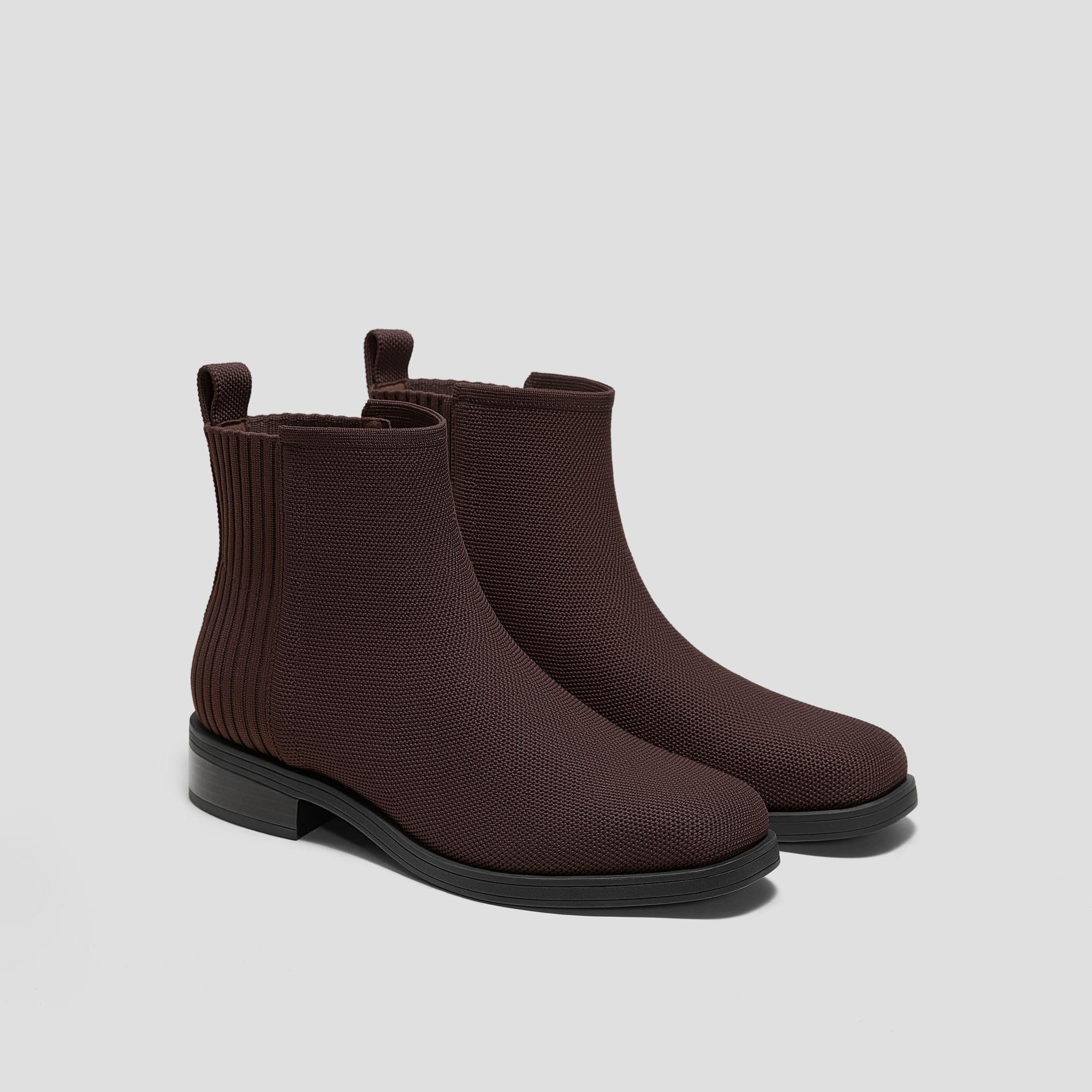 Square-Toe Ankle Chelsea Boots (Celina) Product Image