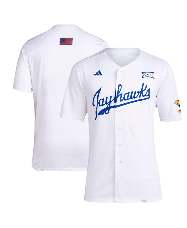 Mens adidas Kansas Jayhawks Team Baseball Jersey Product Image