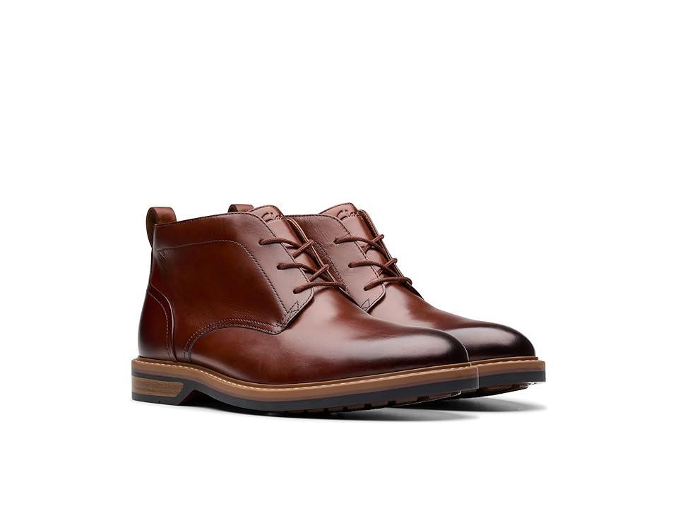 Clarks Aldwin Chukka (Mid Leather) Men's Boots Product Image