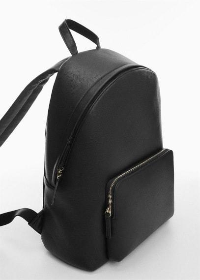 MANGO MAN - Leather-effect backpack - One size - Men Product Image