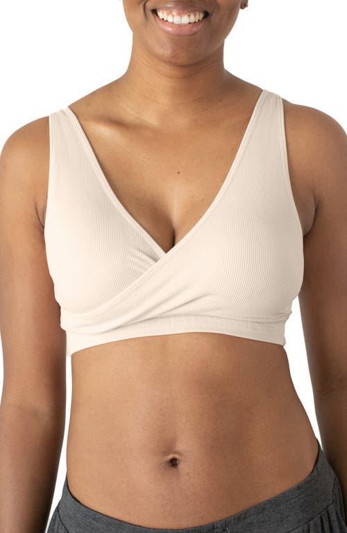 Kindred Bravely Womens Sublime Nursing Adjustable Crossover Bra - Black Product Image