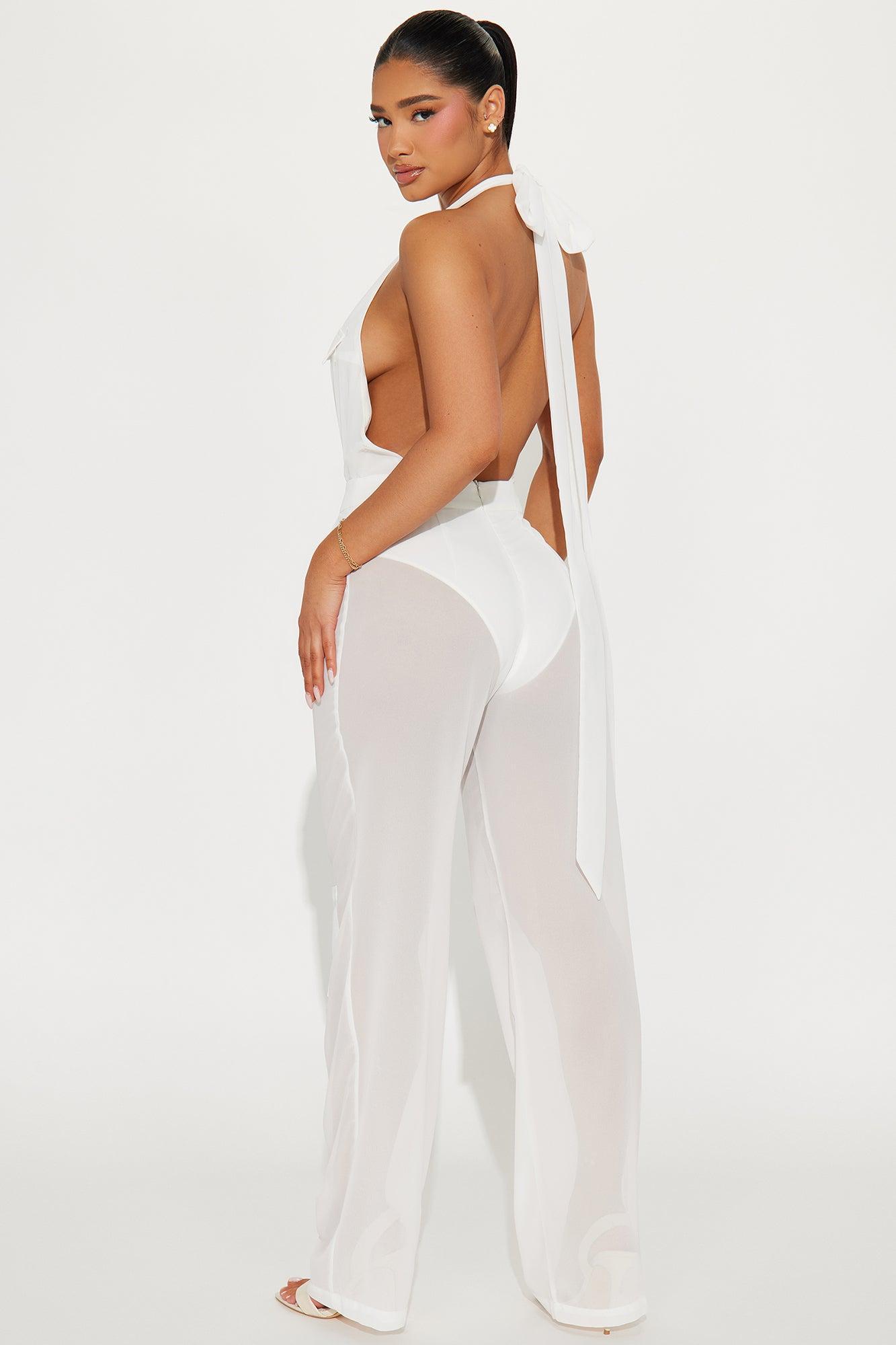 Feelings For You Jumpsuit - Ivory Product Image