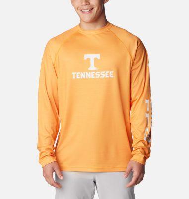 Columbia Men's Collegiate PFG Terminal Tackle Heather Long Sleeve Shirt - Tennessee- Product Image