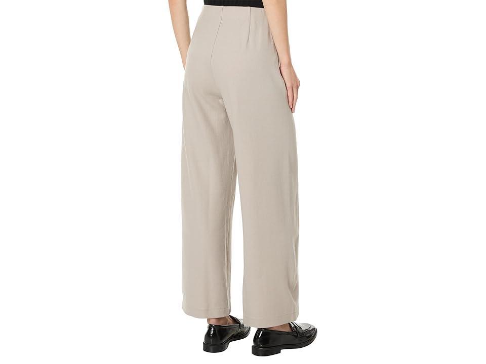 Eileen Fisher Petite Full Length Wide Pant (Dove) Women's Dress Pants Product Image