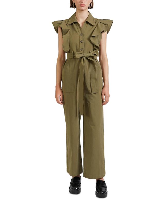 En Saison Womens Essie Cotton Jumpsuit Product Image