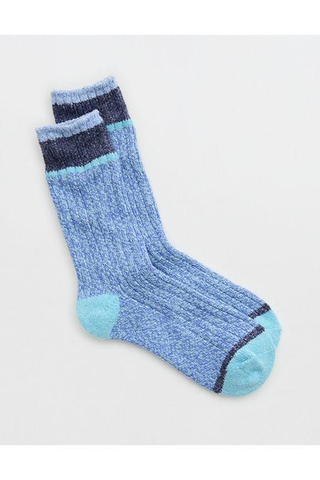 Aerie Colorblock Marled Crew Socks Women's Product Image