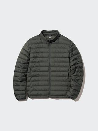 Mens Ultra Light Down Jacket (Narrow Quilt) with Anti-Static Olive XS UNIQLO US Product Image