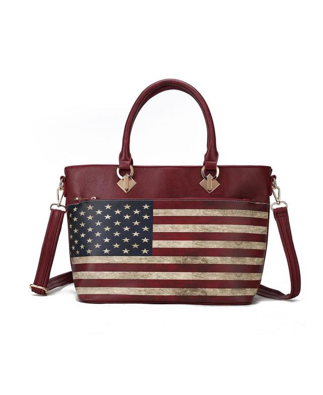 Mkf Collection Lilian Women s Patriotic Tote Bag by Mia K Product Image