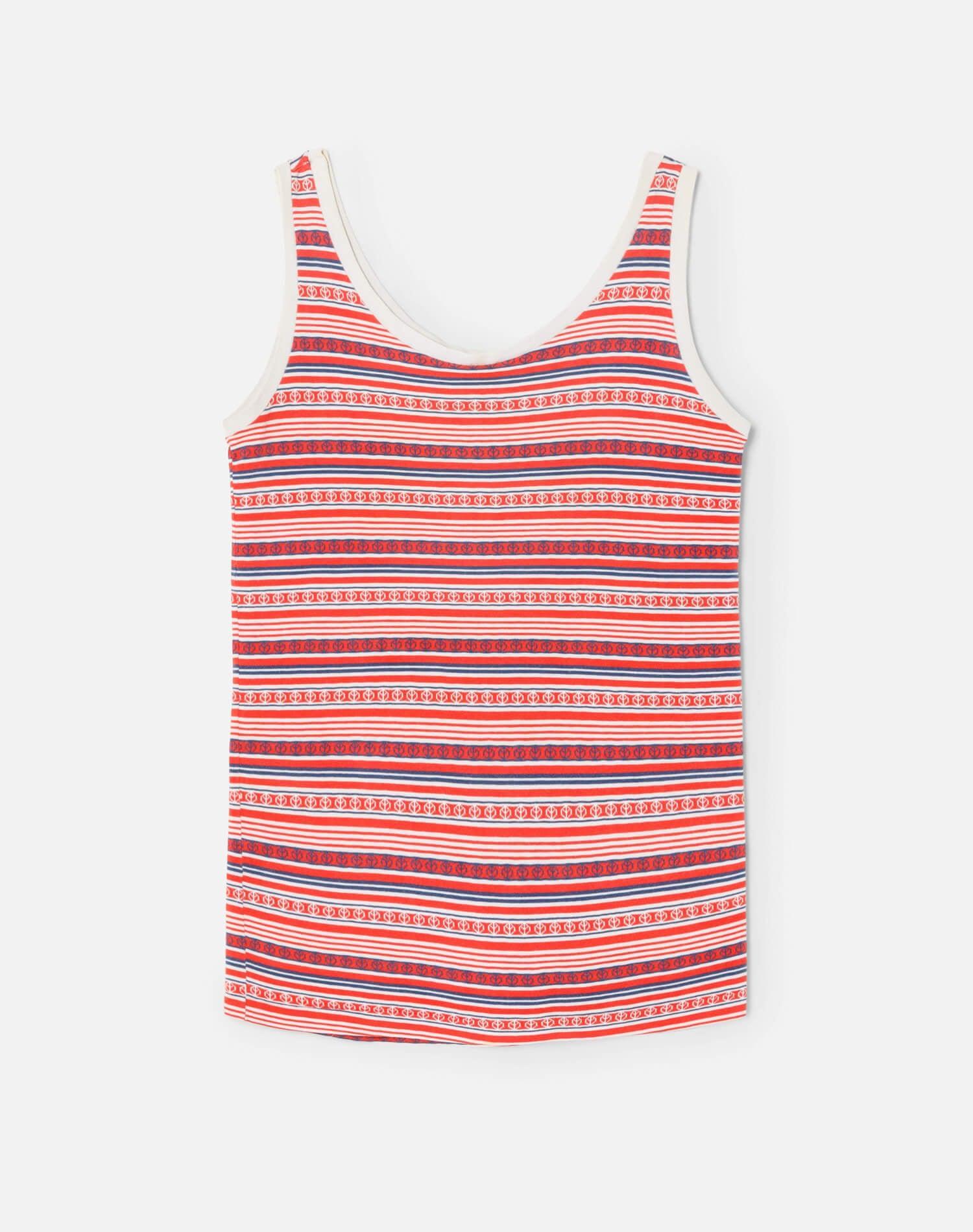 60s Peace Symbol Tank Top -#5 Female Product Image