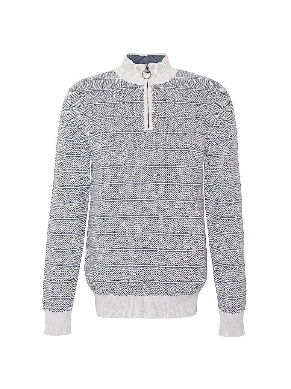 Mens Mitford Cotton Half-Zip Sweater Product Image