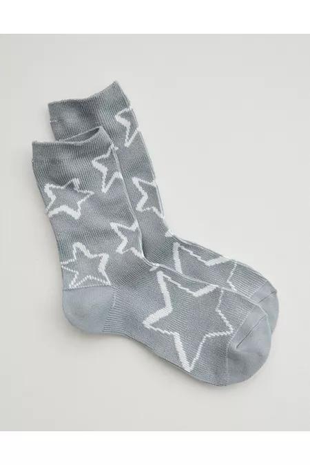 Aerie Fairisle Brushed Crew Socks Women's Product Image