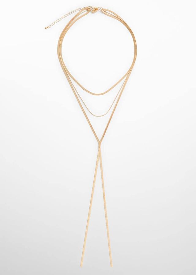 MANGO - Long triple necklace - One size - Women Product Image