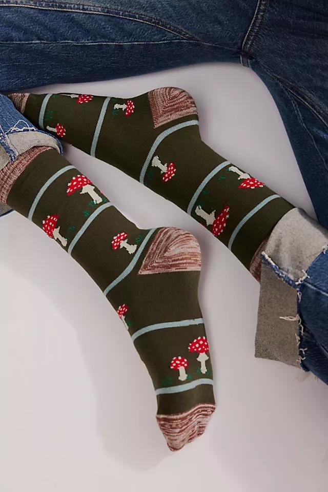 Mushroom Graphic Socks Product Image