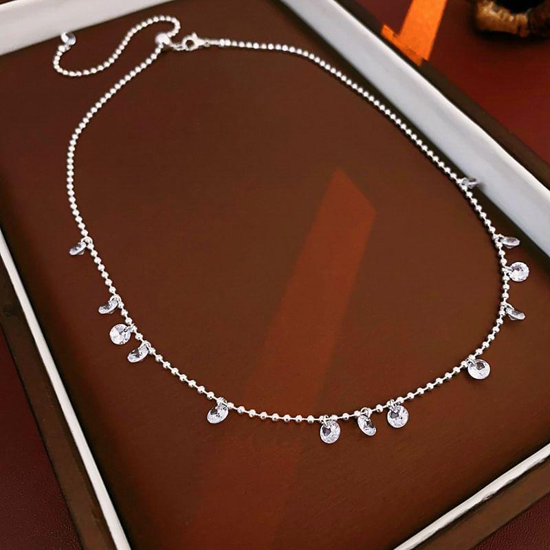 Rhinestone Pendant Necklace Product Image